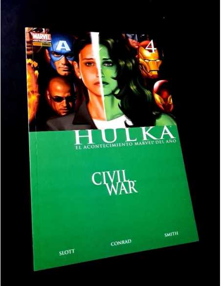 DE KIOSCO CIVIL WAR HULKA 4 LA GRAN REVELACION PANINI TAPA BLANDA