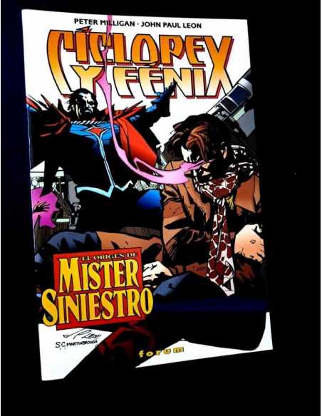 CASI EXCELENTE ESTADO CICLOPE Y FENIX EL ORIGEN DE MR. SINIESTRO FORUM TAPA BLANDA