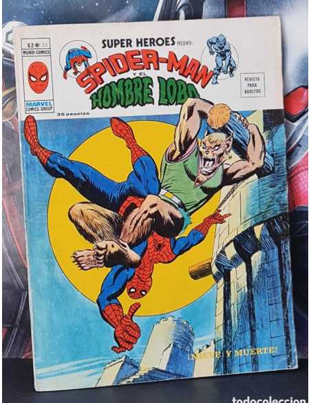 MUY BUEN ESTADO SUPER HEROES VOL II 33 NIEVE Y MUERTE GRAPA EDICIONES VERTICE