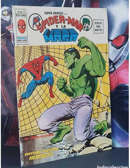 EXCELENTE ESTADO SUPER HEROES 13 VOL II UN AMIGO EN APUROS SPIDER-MAN Y LA MASA VERTICE