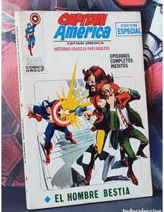 MUY BUEN ESTADO CAPITÁN AMÉRICA 8 EL HOMBRE BESTIA TACO...