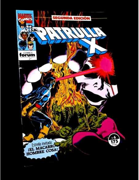 EXCELENTE ESTADO SEGUNDA EDICION LA PATRULLA X 6 FORUM GRAPA