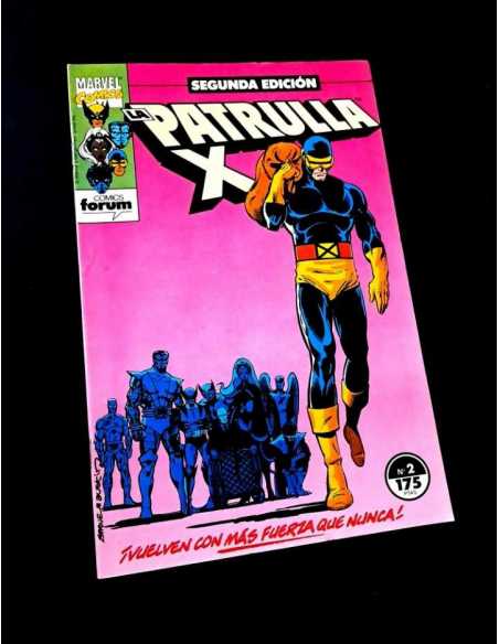 EXCELENTE ESTADO SEGUNDA EDICION LA PATRULLA X 2 FORUM GRAPA