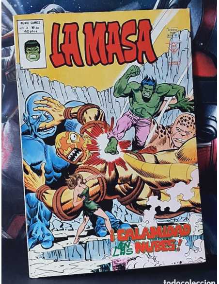 EXCELENTE ESTADO LA MASA 34 VOL III CALAMIDAD EN LAS NUBES GRAPA EDICIONES VERTICE