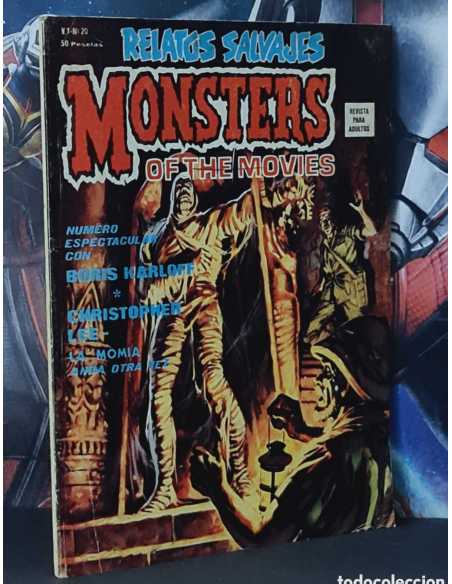 RELATOS SALVAJES 20 MONSTER OF THE MOVIES NORMAL ESTADO GRAPA EDICIONES VERTICE