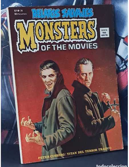 EXCELENTE ESTADO RELATOS SALVAJES 26 MONSTER OF THE MOVIES GRAPA EDICIONES VERTICE
