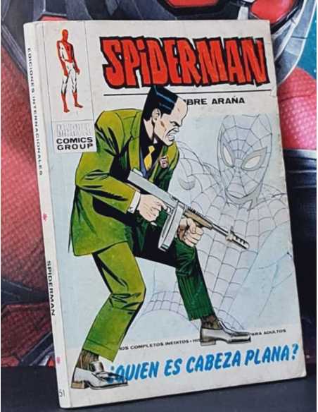 BUEN ESTADO SPIDERMAN 51 QUIÉN ES CABEZA PLANA SPIDER-MAN TACO EDICIONES VERTICE