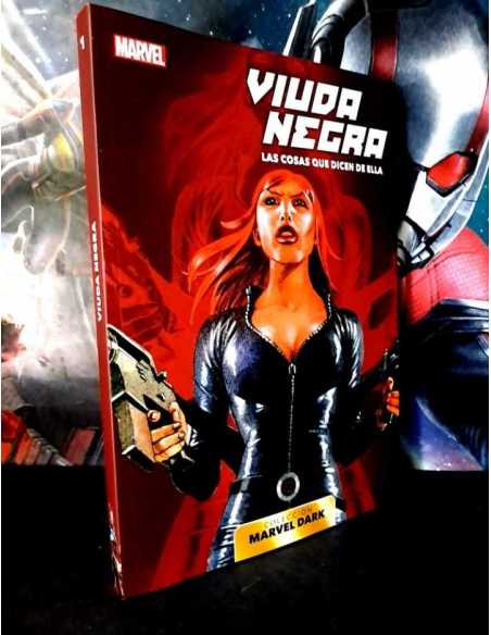 DE KIOSCO MARVEL DARK 1 VIUDA NEGRA LAS COSAS QUE DICEN DE ELLA PANINI TAPA BLANDA