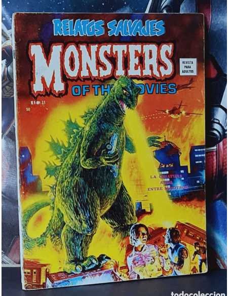 MUY BUEN ESTADO RELATOS SALVAJES MONSTER OF THE MOVIES 11 LA CRIATURA ANDA ENTRE NOSOTROS VERTICE