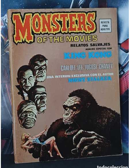 MUY BUEN ESTADO RELATOS SALVAJES 1 MONSTER OF THE MOVIES GRAPA EDICIONES VERTICE