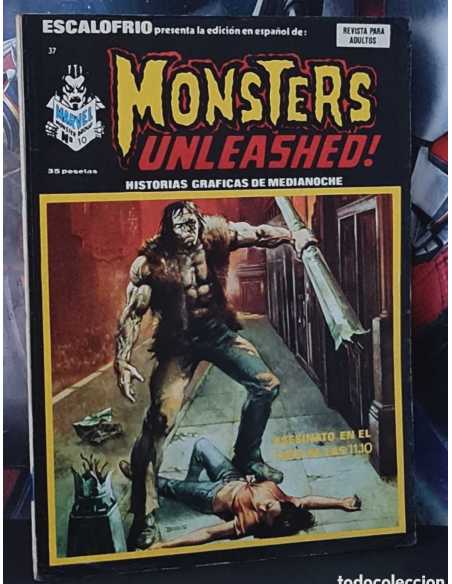 MUY BUEN ESTADO ESCALOFRÍO 37 MONSTERS UNLEASHED 10 GRAPA EDICIONES VERTICE