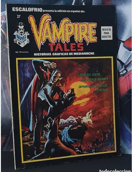 MUY BUEN ESTADO ESCALOFRÍO 27 VAMPIRE TALES 7 GRAPA EDICIONES VERTICE
