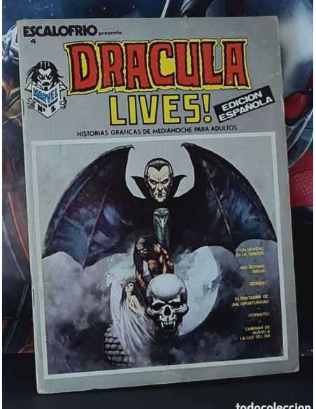 MUY BUEN ESTADO ESCALOFRÍO 4 DRÁCULA LIVES 1 GRAPA EDICIONES VERTICE