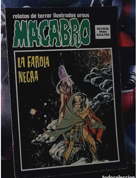 MUY BUEN ESTADO MACABRO 14 LA FAROLA NEGRA GRAPA EDICIONES URSUS