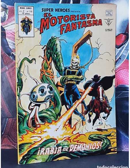 CASI EXCELENTE ESTADO SUPER HEROES 110 RABIA DE DEMONIOS MOTORISTA FANTASMA VERTICE
