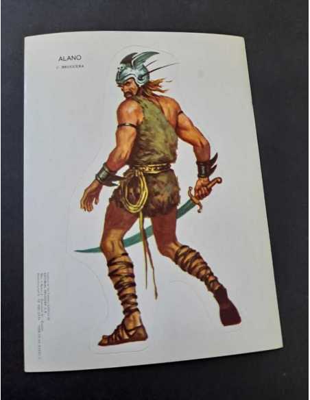 EXCELENTE ESTADO ALANO CROMO 13,5x9,5 CALCOMANIA BRUGUERA