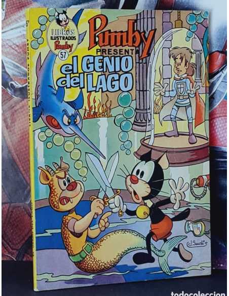 CASI EXCELENTE ESTADO PUMPY 57 EL GENIO DEL LAGO LIBROS ILUSTRADOS VALENCIANA