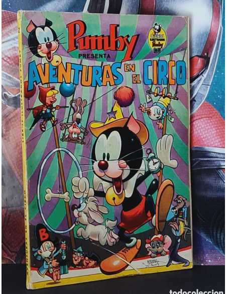 BUEN ESTADO PUMPY 2 LIBROS ILUSTRADOS AVENTURAS EN EL CIRCO VALENCIANA