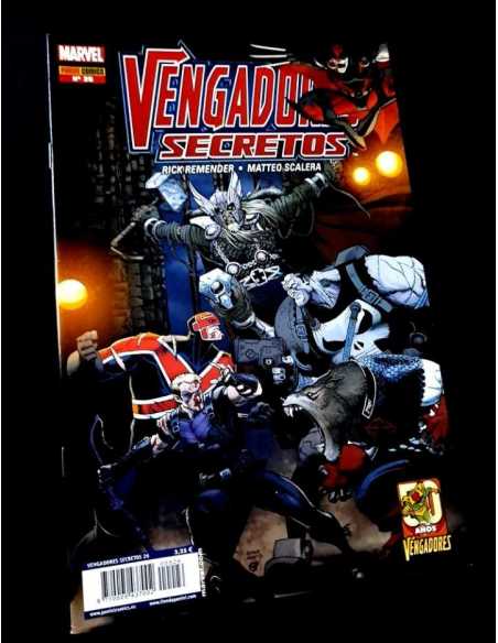 EXCELENTE ESTADO LOS VENGADORES SECRETOS 26 PANINI GRAPA
