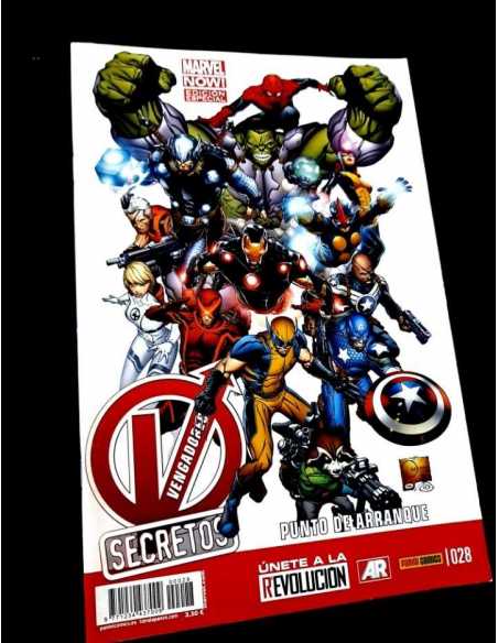 EXCELENTE ESTADO LOS VENGADORES SECRETOS 28 PANINI GRAPA