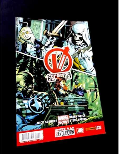 EXCELENTE ESTADO LOS VENGADORES SECRETOS 33 PANINI GRAPA