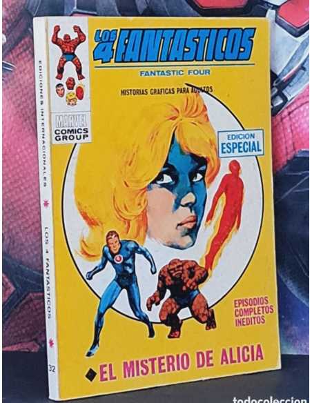 EXCELENTE ESTADO LOS 4 FANTASTICOS 32 EL MISTERIO DE ALICIA TACO EDICIONES VERTICE