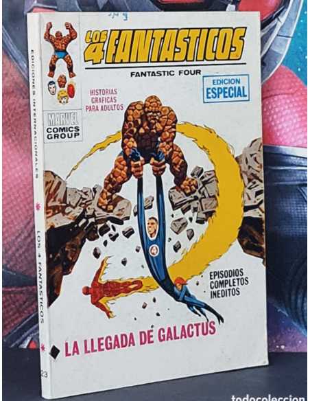 EXCELENTE ESTADO LOS 4 FANTASTICOS 23 LA LLEGADA DE GALACTUS TACO EDICIONES VERTICE