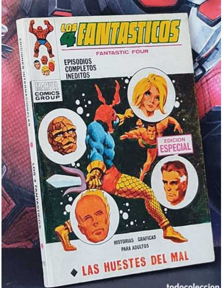 CASI EXCELENTE ESTADO LOS 4 FANTASTICOS 15 LAS HUESTES DEL MAL TACO EDICIONES VERTICE