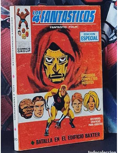 MUY BUEN ESTADO LOS 4 FANTASTICOS 20 BATALLA EN EL EDIFICIO BAXTER TACO EDICIONES VERTICE