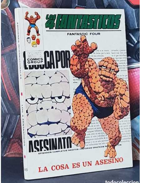 EXCELENTE ESTADO LOS 4 FANTASTICOS 46 LA COSA ES UN ASESINO TACO EDICIONES VERTICE