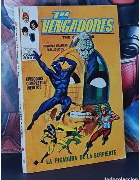 CASI EXCELENTE ESTADO LOS VENGADORES 33 LA PICADURA DE LA SERPIENTE TACO EDICIONES VERTICE