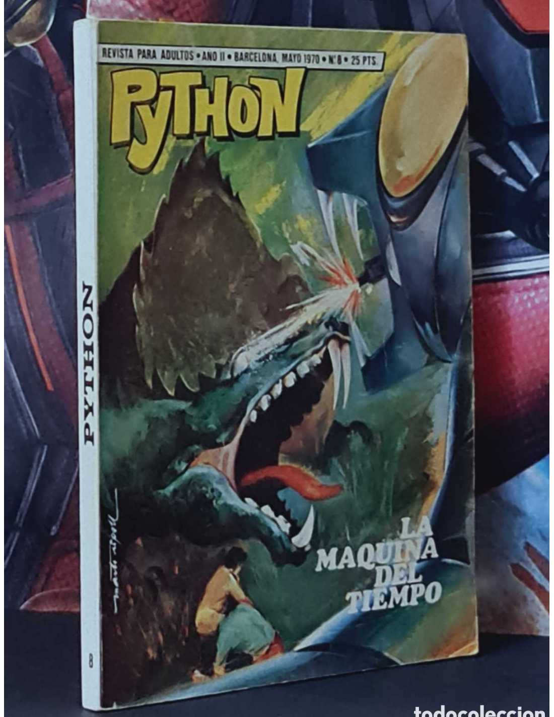 CASI EXCELENTE ESTADO PYTHON 8 LA MÁQUINA DEL TIEMPO IBERO MUNDIAL ...