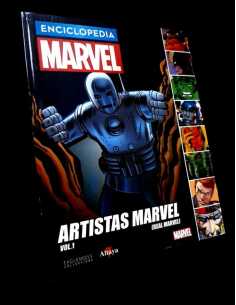 PRECINTADO DE KIOSCO ENCICLOPEDIA MARVEL 40 ARTISTAS...
