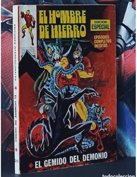 MUY BUEN ESTADO EL HOMBRE DE HIERRO 20 EL GEMIDO DEL DEMONIO TACO EDICIONES VERTICE