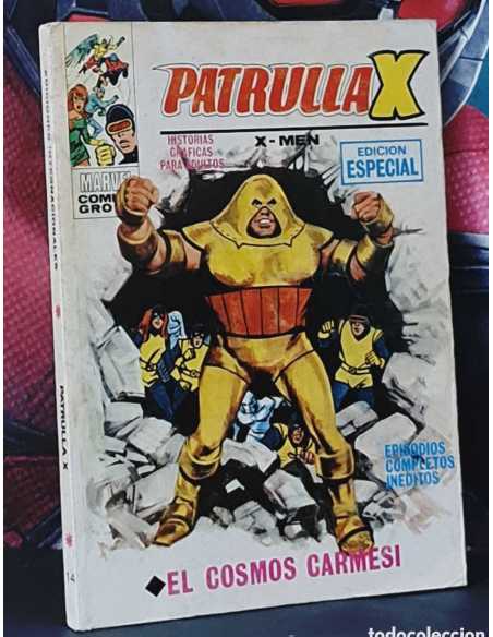 BUEN ESTADO PATRULLA X 14 EL COSMOS CARMESI TACO PRIMERA EDICION 1° VERTICE