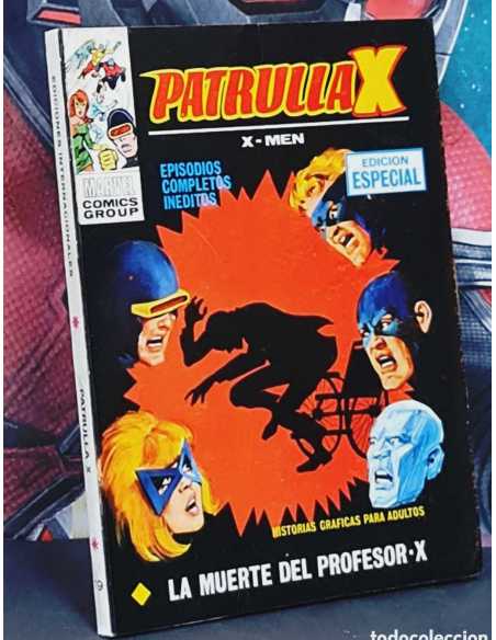 EXCELENTE ESTADO PATRULLA X 19 LA MUERTE DEL PROFESOR X OTRA VEZ TACO PRIMERA EDICION 1° VERTICE