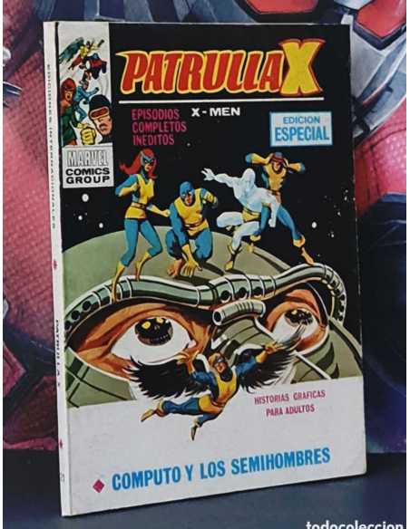 MUY BUEN ESTADO PATRULLA X 21 COMPUTO Y LOS SEMIHOMBRES TACO PRIMERA EDICION 1° VERTICE