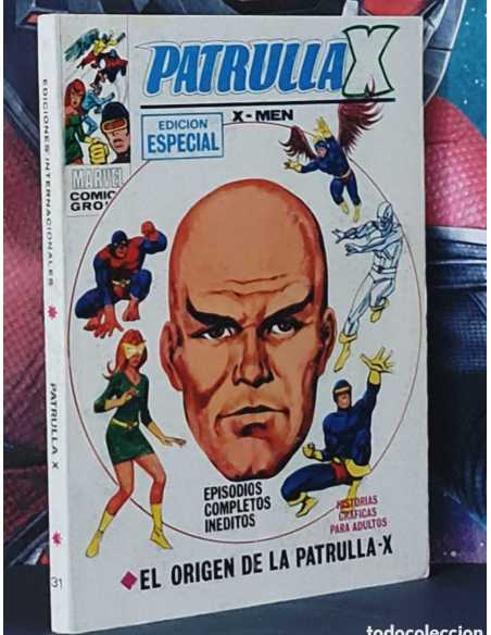EXCELENTE ESTADO PATRULLA X 31 EL ORIGEN DE LA PATRULLA-X TACO PRIMERA EDICION 1° VERTICE