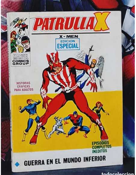 EXCELENTE ESTADO PATRULLA X 29 GUERRA EN EL MUNDO INFERIOR TACO EDICIONES VERTICE