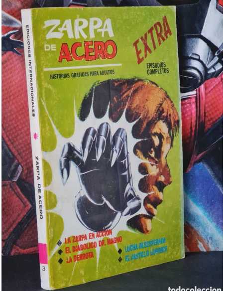 CASI EXCELENTE ESTADO ZARPA DE ACERO 3 LA ZARPA EN ACCION TACO EDICIONES VERTICE