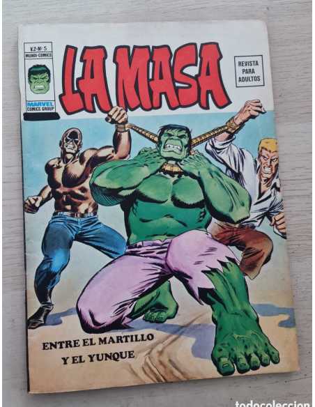 CASI EXCELENTE ESTADO LA MASA 5 VOL II ENTRE EL MARTILLO Y EL YUNQUE GRAPA VERTICE