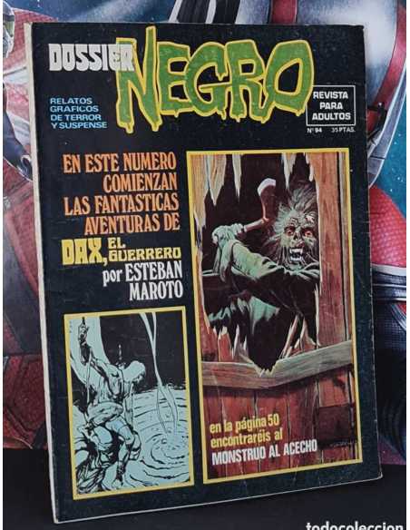MUY BUEN ESTADO DOSSIER NEGRO 94 DAX EL GUERRERO GRAPA IBERO MUNDIAL