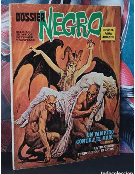 MUY BUEN ESTADO DOSSIER NEGRO 66 UN VAMPIRO CONTRA EL VUDU GRAPA IBERO MUNDIAL