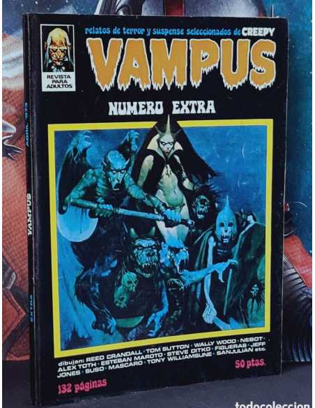 CASI EXCELENTE ESTADO VAMPUS NUMERO EXTRA ABRIL 1973 IBERO MUNDIAL DE EDICIONES
