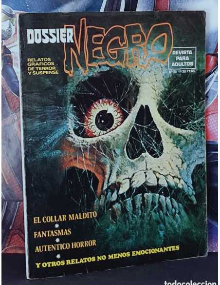 MUY BUEN ESTADO DOSSIER NEGRO 73 EL COLLAR MALDITO GRAPA IBERO MUNDIAL