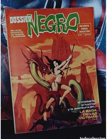 MUY BUEN ESTADO DOSSIER NEGRO 77 LA SAGA DE LAS VÍCTIMAS GRAPA IBERO MUNDIAL
