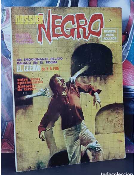 MUY BUEN ESTADO DOSSIER NEGRO 82 EL CUERVO GRAPA IBERO MUNDIAL