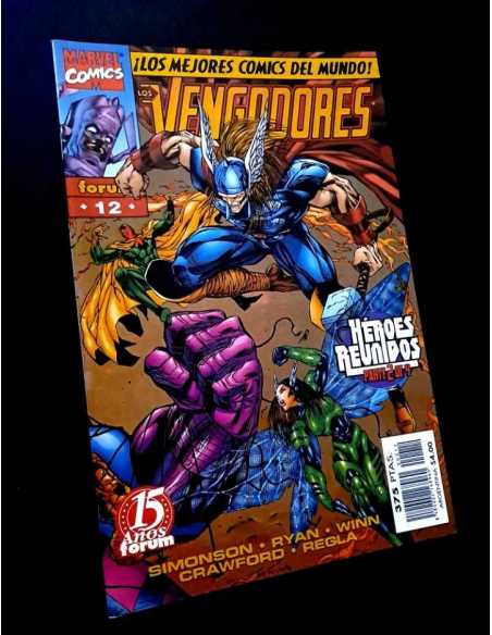 EXCELENTE ESTADO HEROES REBORN LOS VENGADORES 12 FORUM COMICS GRAPA