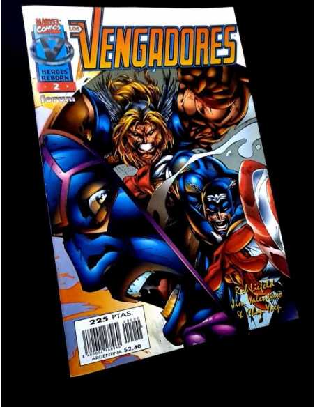 EXCELENTE ESTADO HEROES REBORN LOS VENGADORES 2 FORUM COMICS GRAPA
