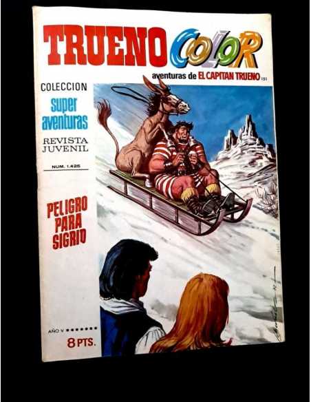 MUY BUEN ESTADO EL CAPITAN TRUENO COLOR 151 COLECCION SUPER AVENTURAS 1425 BRUGUERA
